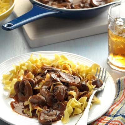 Kräuterpolenta mit Pilzsauce