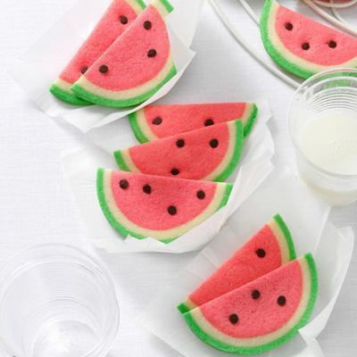 Wassermelonenscheibenplätzchen