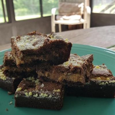 Erdnussbutterkuchen Mix Brownies