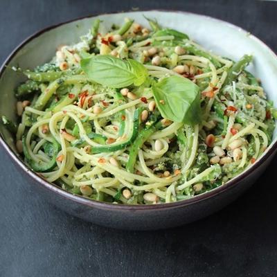 grüne Güte Spaghetti