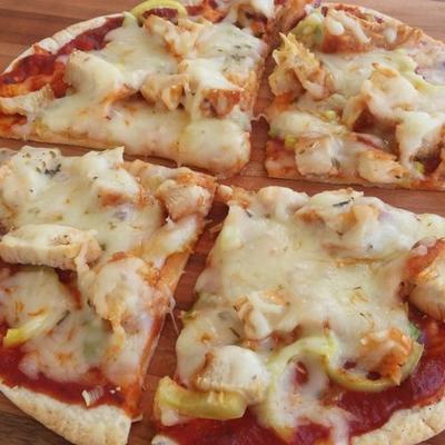 einfache Tortillapizza