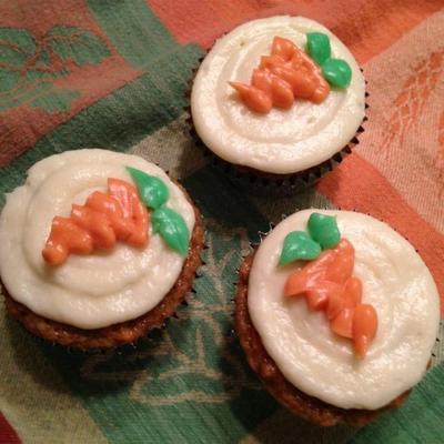 leckere Karotten-Cupcakes