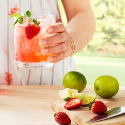 Sommer Erdbeer Mojito