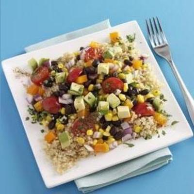 Quinoa und Bohnensalat