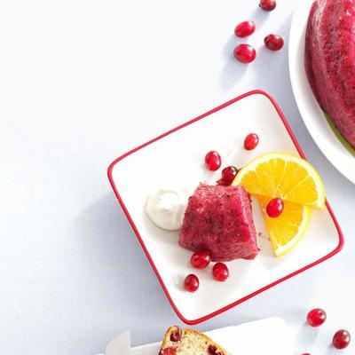 Cranberry-Ananas-Gelatineform