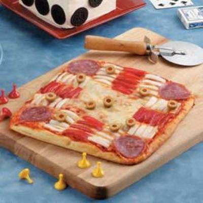par cheesy pizza