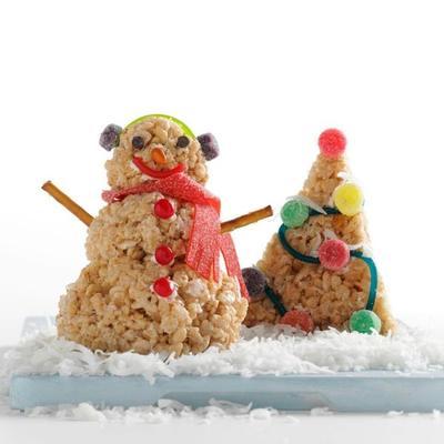 Reiskrispie behandeln Schneebälle