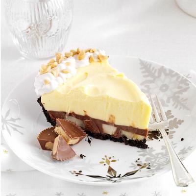 Schokoladen- und Erdnussbutter-Nanner-Cremetorte