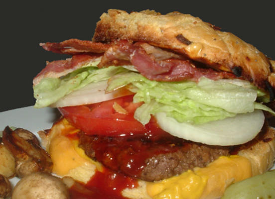 Allamerikanische Hamburger