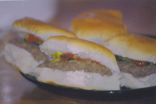 weiße Burgburger (Nachahmer)