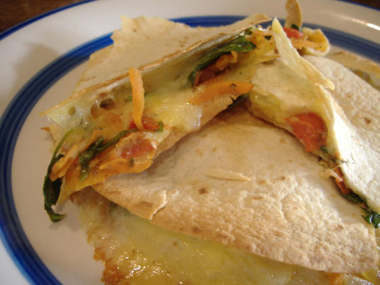 Tortilla-Gemüse schmilzt