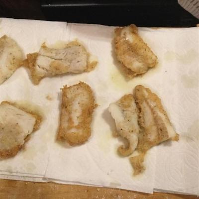 knuspriger Fisch