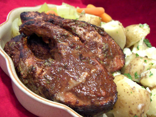 gegrillte Lachssteaks