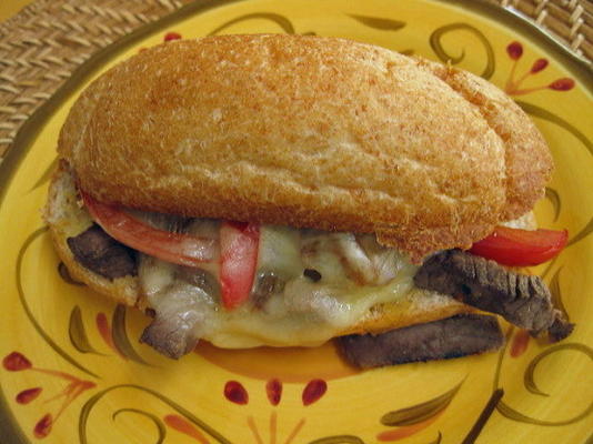 Cheesesteak-Sandwiches im italienischen Stil