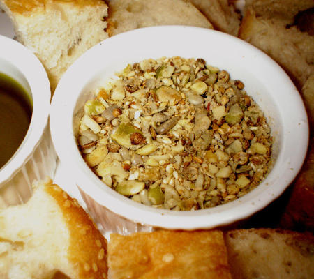 Cousin Pete's leckerster Dukkah (Nussdip)