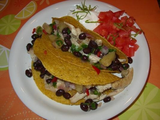 Margarita Chicken Tacos mit Salsa