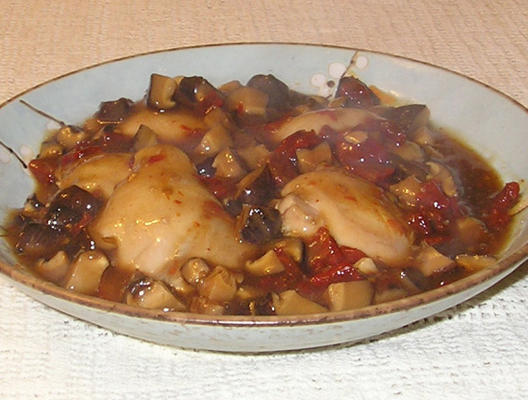 Huhn in Pilzsauce