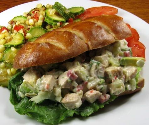 Avocado-Hähnchen-Salat-Sandwiches