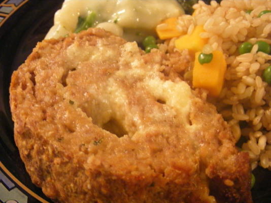 Käse Knoblauch Hackbraten Roll