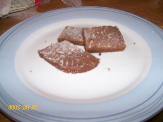 Schokoladenkeksquadrate