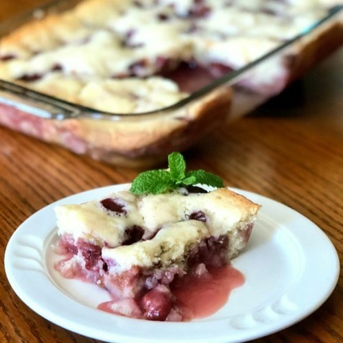 Cherry Dump Pudding Kuchen Tag Rezepte